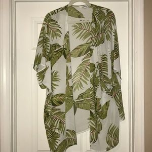 Hawaiian Print Kimono